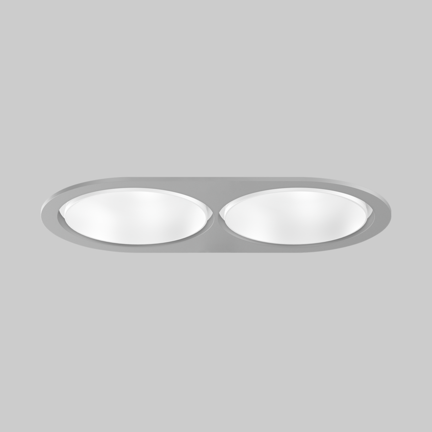 SASSO 100 round adjustable trim 2 lamps