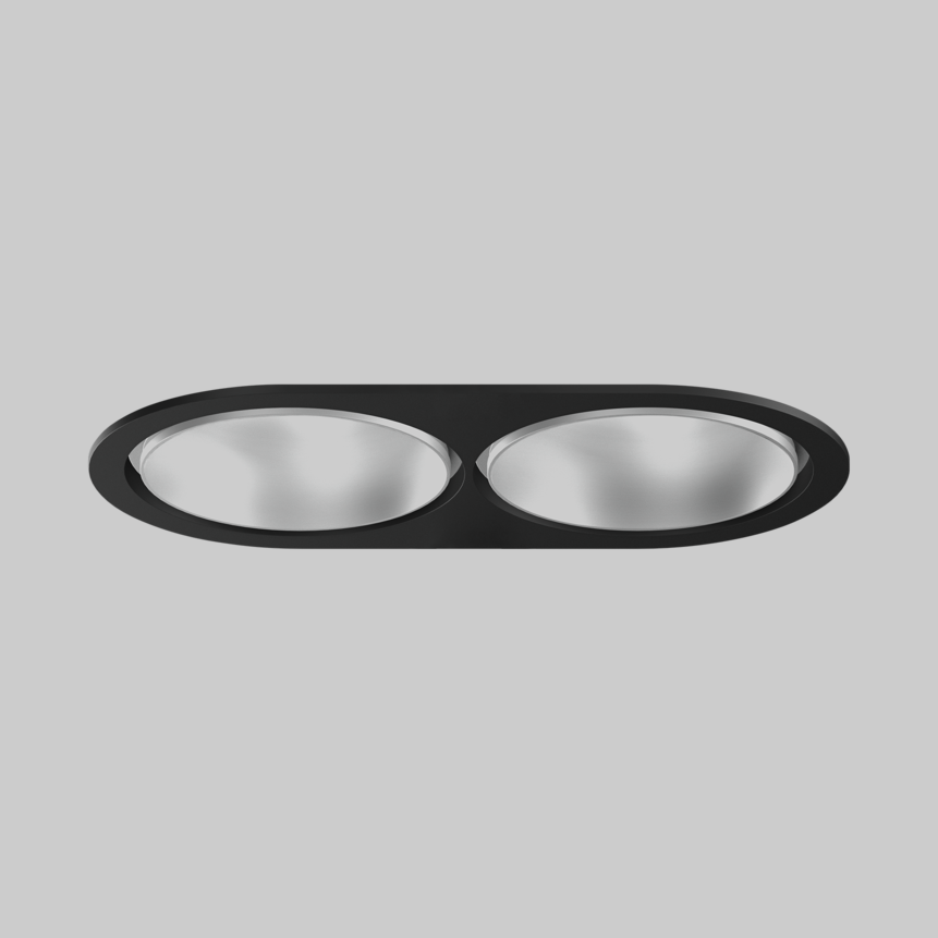 SASSO 100 round adjustable trim 2 lamps