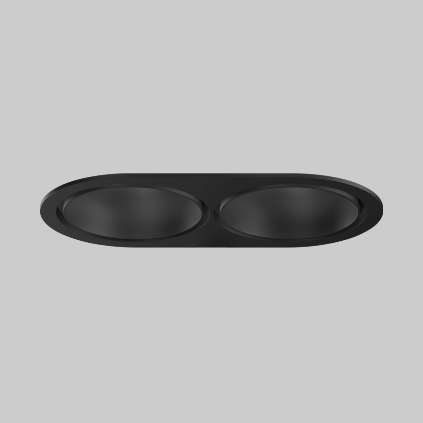 SASSO 100 round adjustable trim 2 lamps