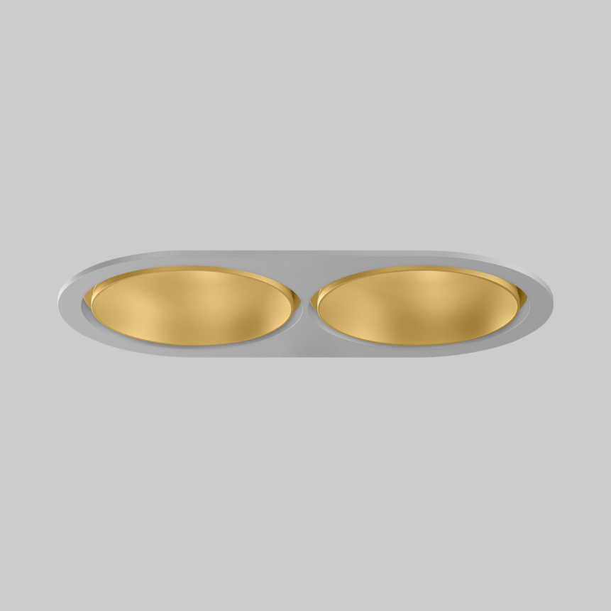 SASSO 100 round adjustable trim 2 lamps