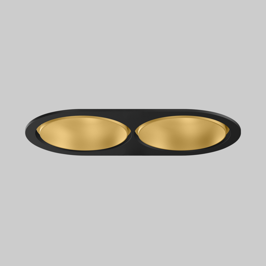 SASSO 100 round adjustable trim 2 lamps
