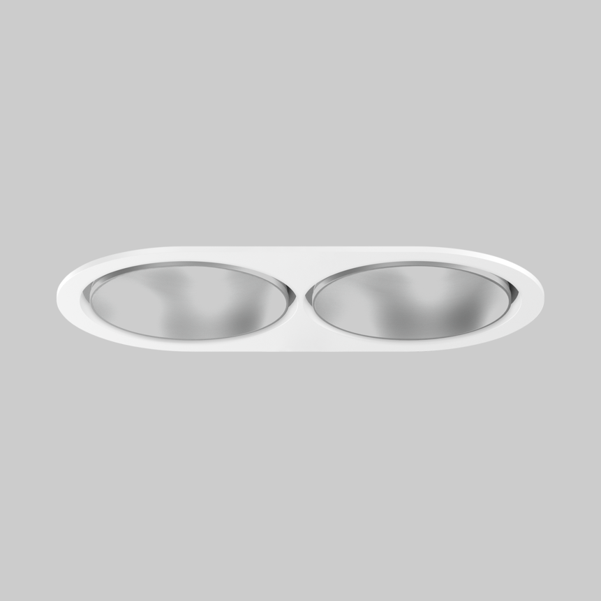 SASSO 100 round adjustable trim 2 lamps
