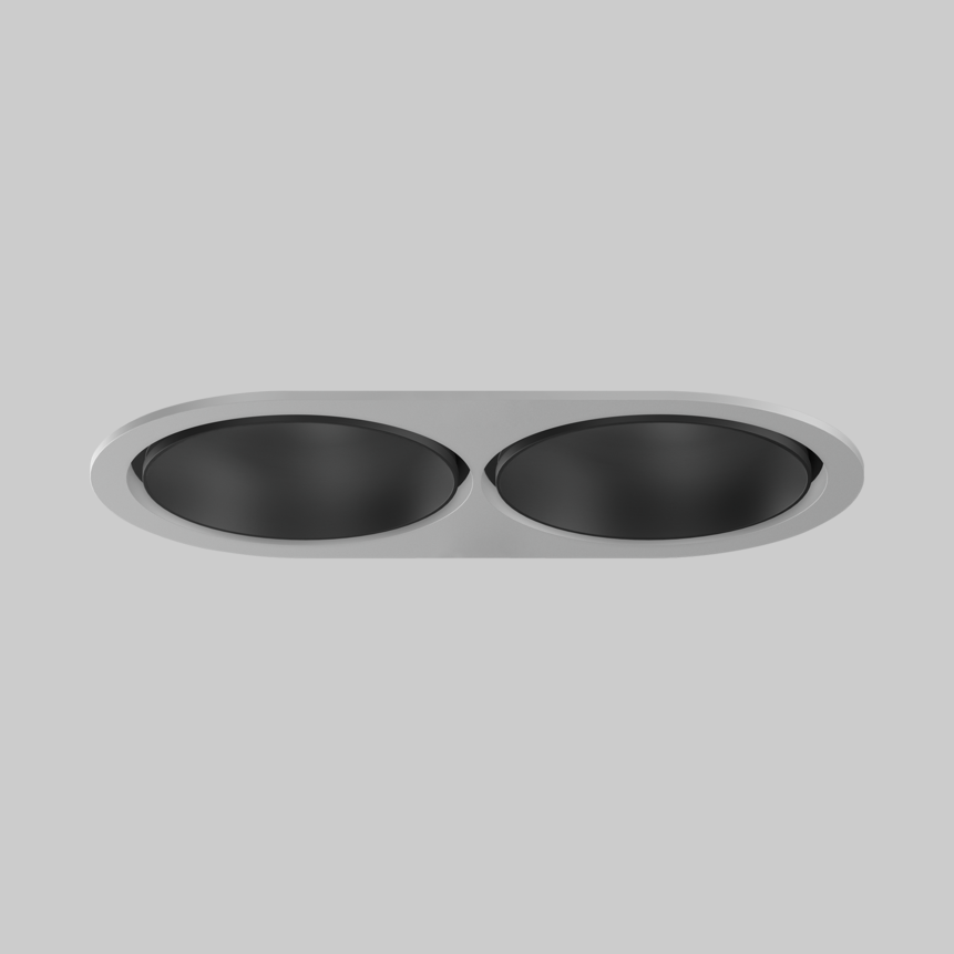 SASSO 100 round adjustable trim 2 lamps
