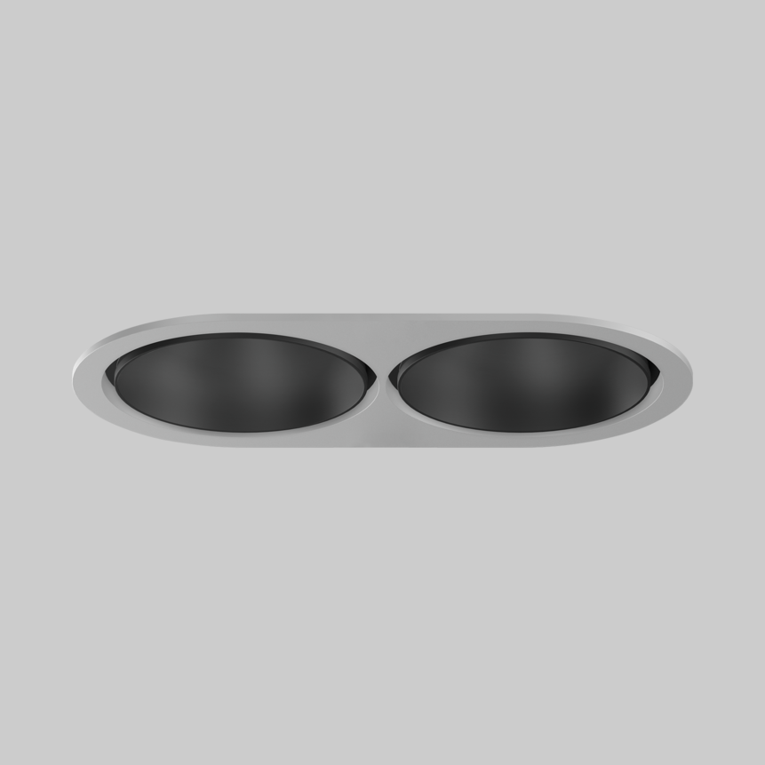 SASSO 100 round downlight trim 2 lamps