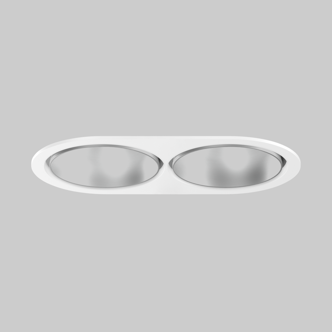SASSO 100 round downlight trim 2 lamps