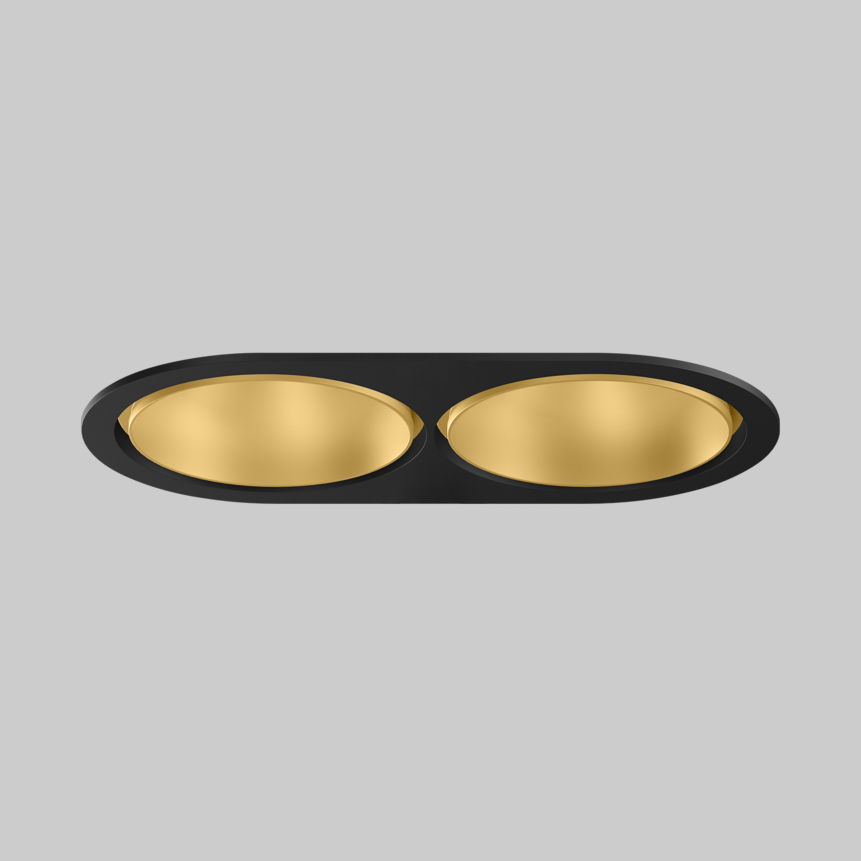 SASSO 100 round downlight trim 2 lamps