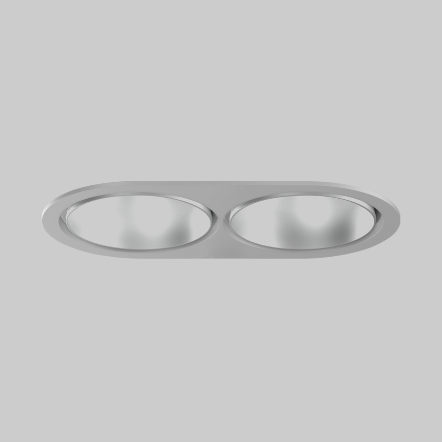 SASSO 100 round downlight trim 2 lamps