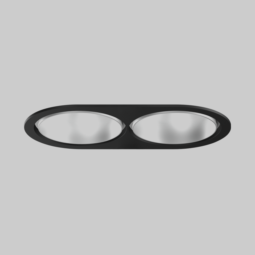 SASSO 100 round downlight trim 2 lamps