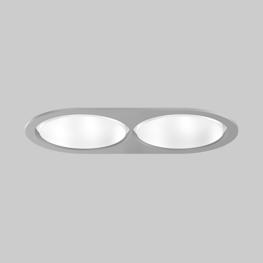 SASSO 100 round downlight trim 2 lamps