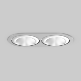 SASSO 100 round wallwasher/floor trim 2 lamps, SASSO 100 round adjustable trim 2 lamps