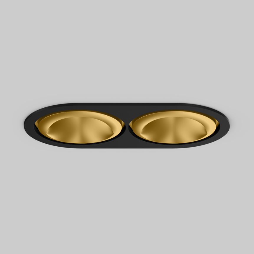 SASSO 100 round wallwasher/floor trim 2 lamps