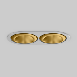 SASSO 100 round wallwasher/floor trim 2 lamps