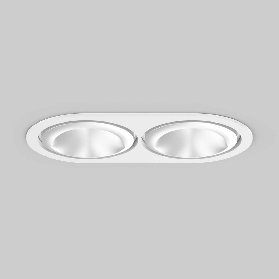 SASSO 100 round wallwasher/floor trim 2 lamps
