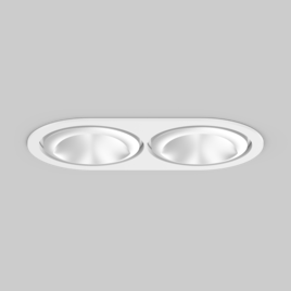 SASSO 100 round wallwasher/floor trim 2 lamps