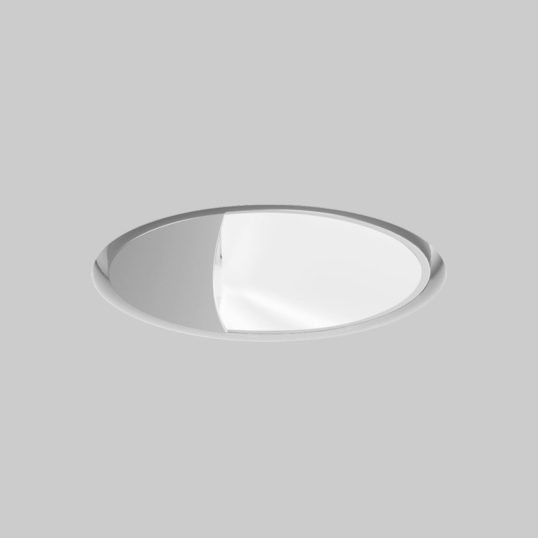 SASSO 100 round wallwasher trimless exposed concrete