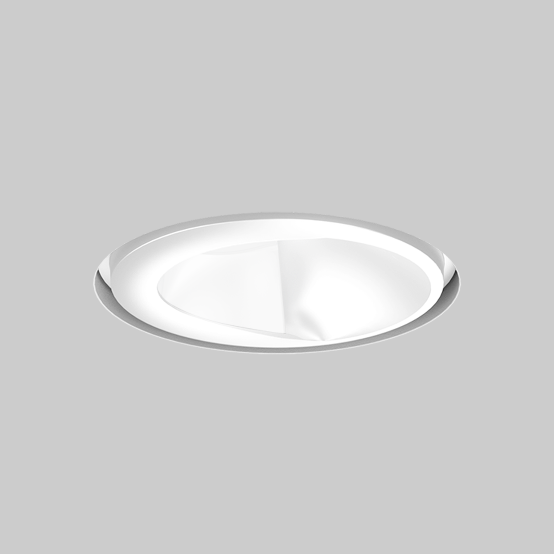 SASSO 100 round wallwasher/floor trimless exposed concrete