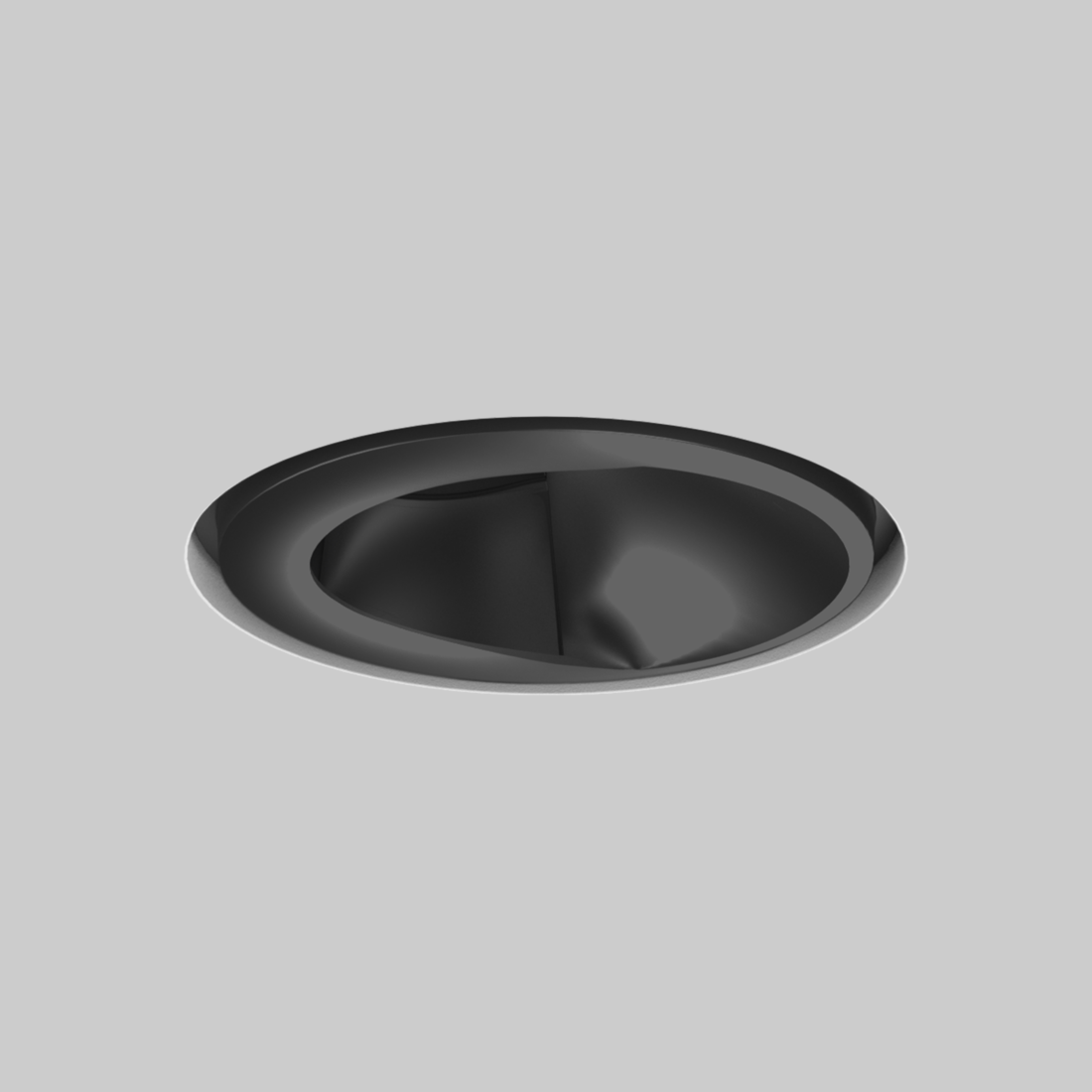 SASSO 100 round wallwasher/floor trimless
