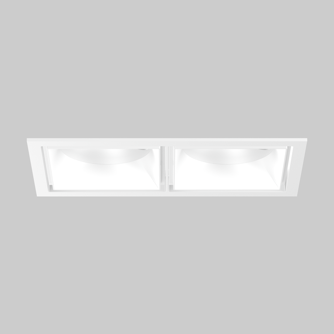 SASSO 100 square adjustable trim 2 lamps