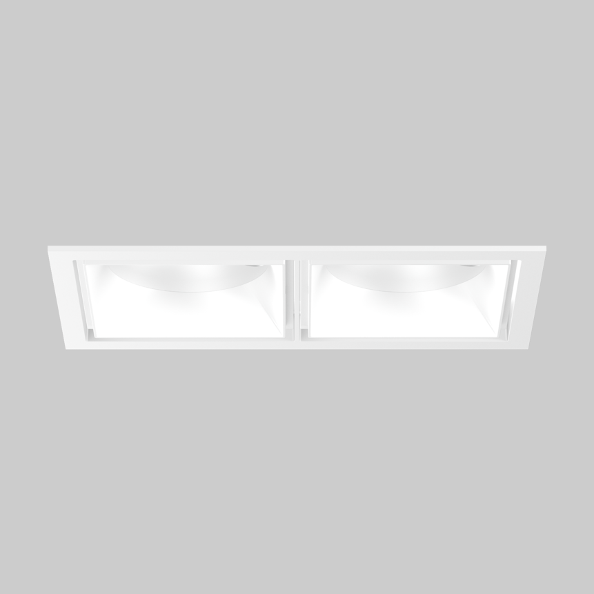 SASSO 100 square adjustable trim 2 lamps