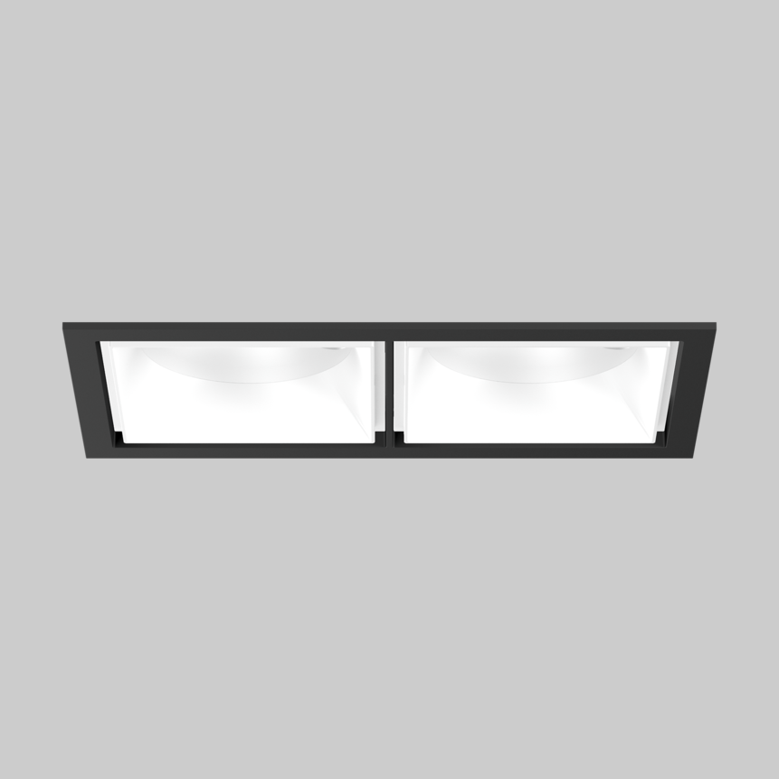 SASSO 100 square adjustable trim 2 lamps