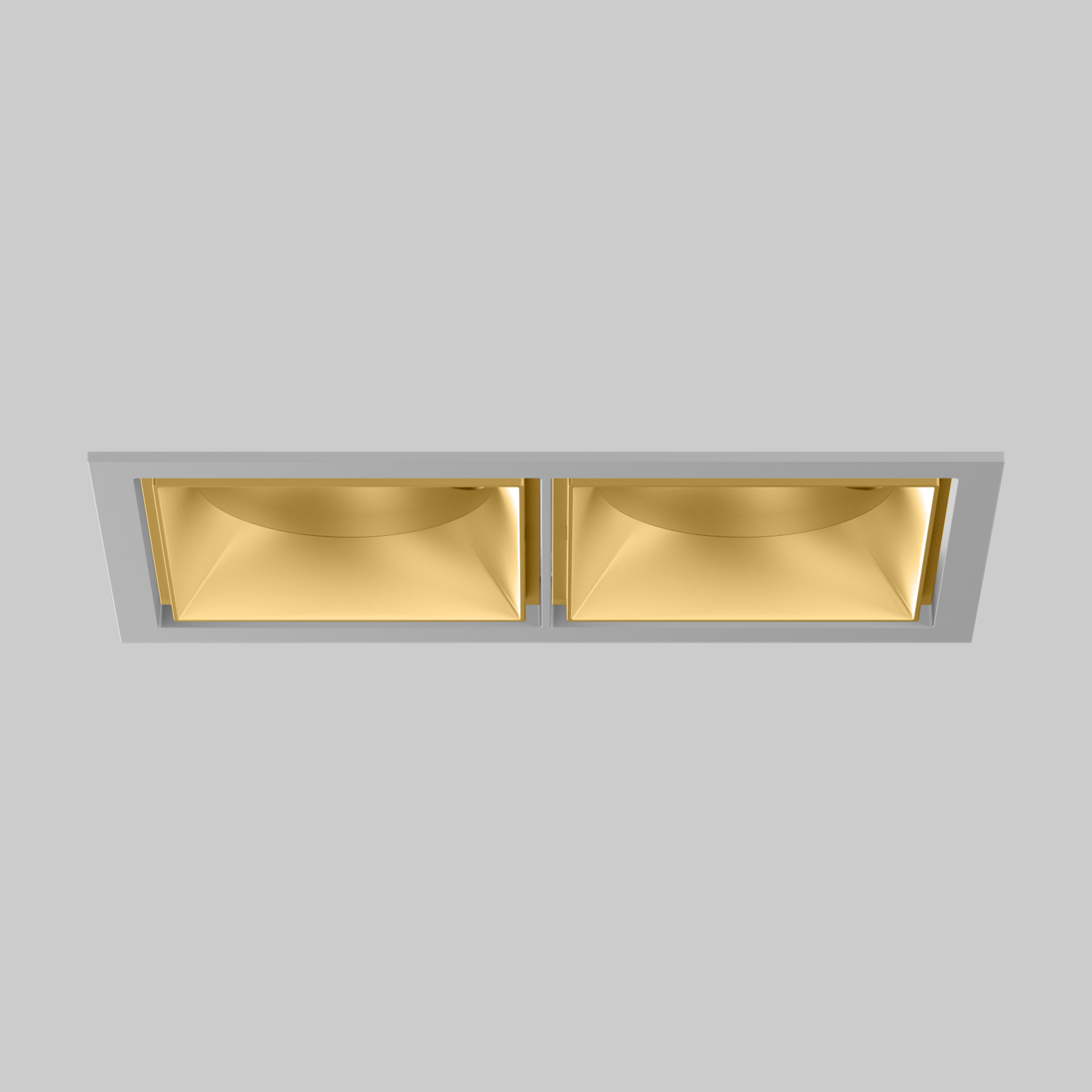 SASSO 100 square adjustable trim 2 lamps