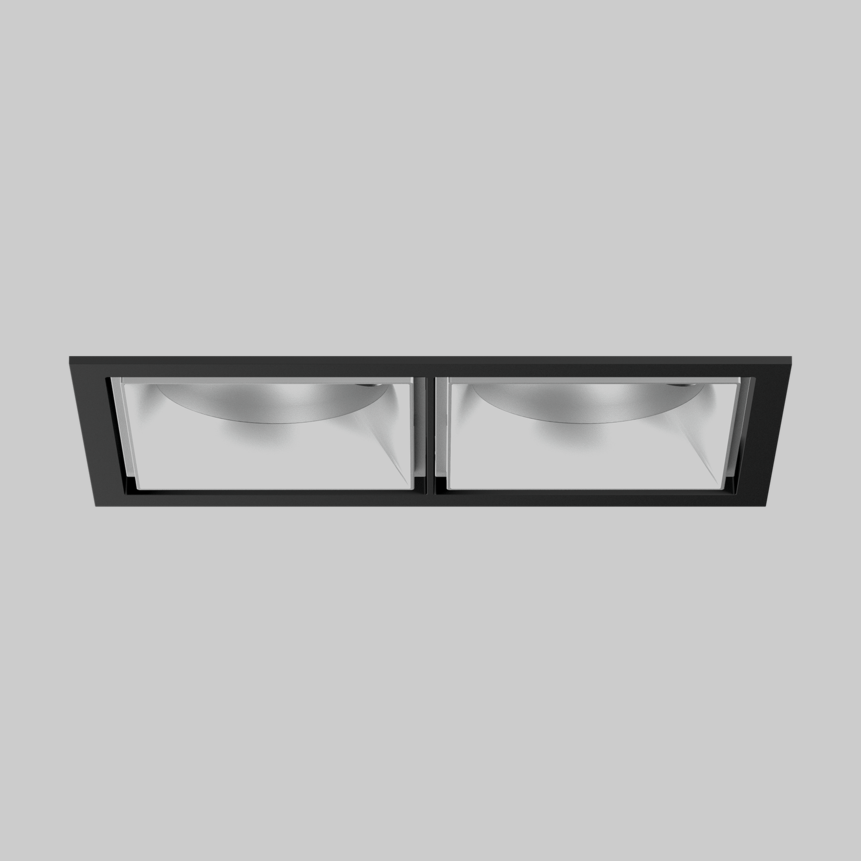 SASSO 100 square adjustable trim 2 lamps