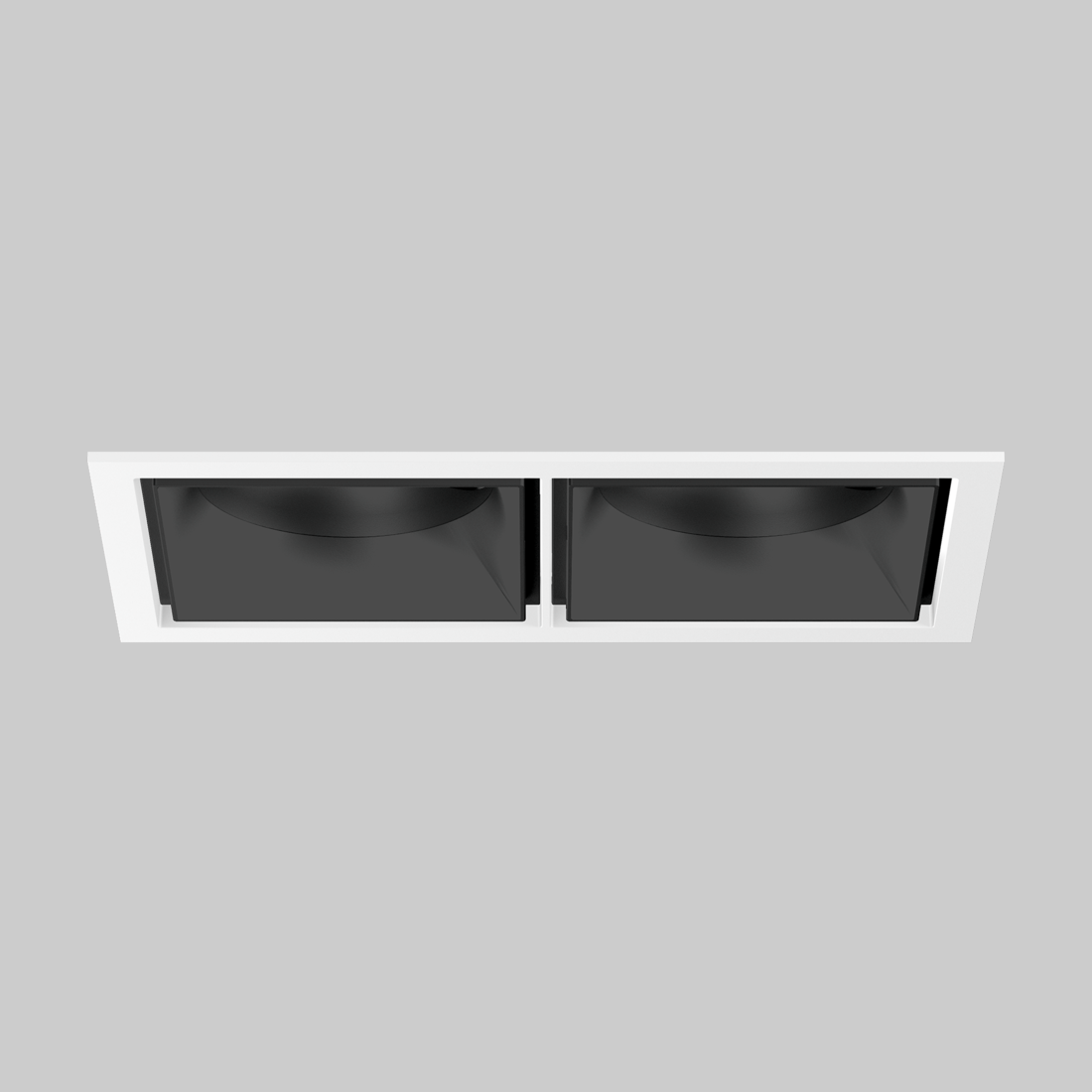 SASSO 100 square adjustable trim 2 lamps