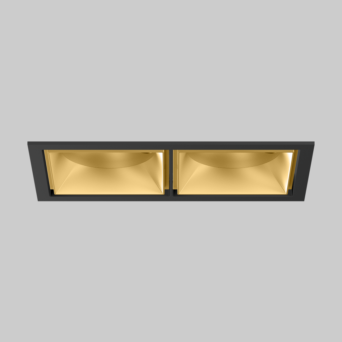 SASSO 100 square adjustable trim 2 lamps