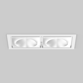 SASSO 100 square wallwasher/floor trim 2 lamps