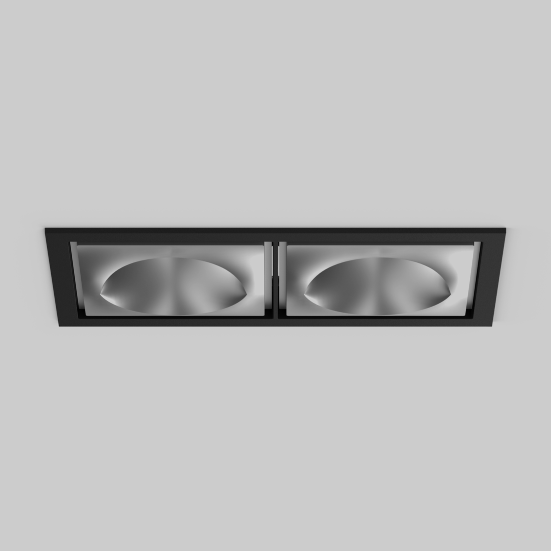 SASSO 100 square wallwasher/floor trim 2 lamps