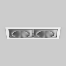 SASSO 100 square wallwasher/floor trim 2 lamps
