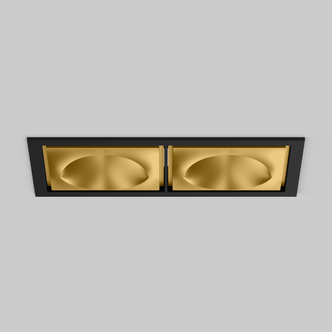 SASSO 100 square wallwasher/floor trim 2 lamps