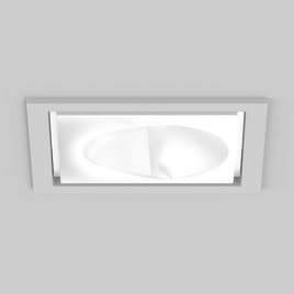 SASSO 100 square wallwasher/floor trim