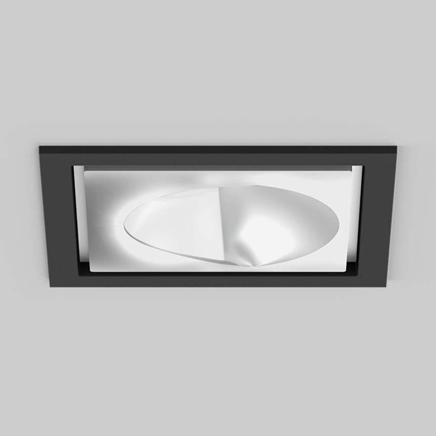SASSO 100 square wallwasher/floor trim
