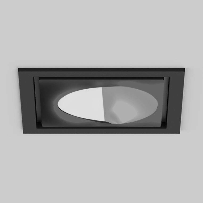 SASSO 100 square wallwasher/floor trim