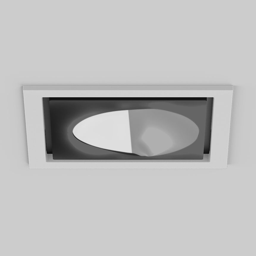 SASSO 100 square wallwasher/floor trim