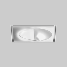 SASSO 100 square wallwasher/floor trimless