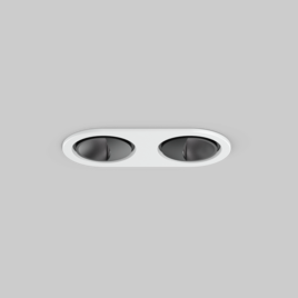 SASSO 40 round wallwasher trim 2 lamps