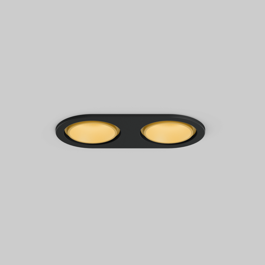 SASSO 40 round adjustable trim 2 lamps