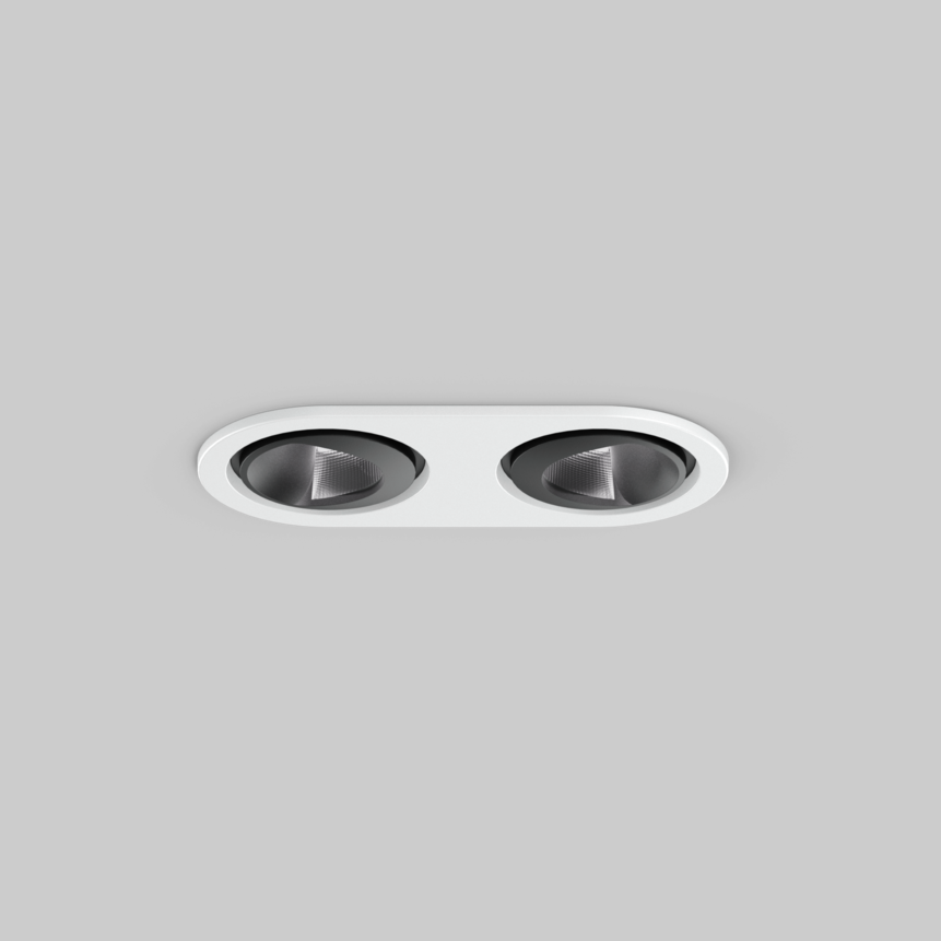SASSO 40 round wallwasher/floor trim 2 lamps