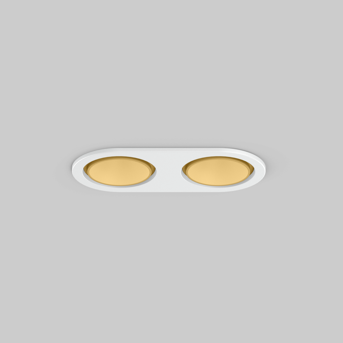 SASSO 40 round downlight trim 2 lamps