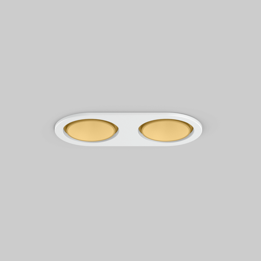 SASSO 40 round downlight trim 2 lamps