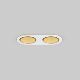 SASSO 40 round downlight trim 2 lamps