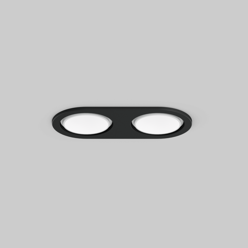 SASSO 40 round downlight trim 2 lamps