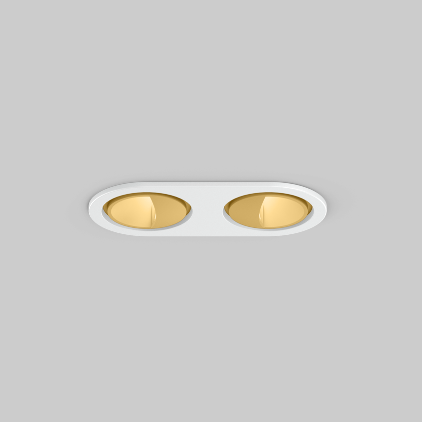 SASSO 40 round wallwasher trim 2 lamps