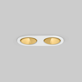 SASSO 40 round wallwasher trim 2 lamps