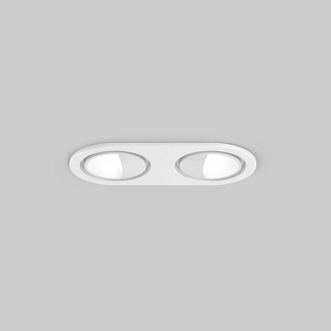 SASSO 40 round wallwasher trim 2 lamps