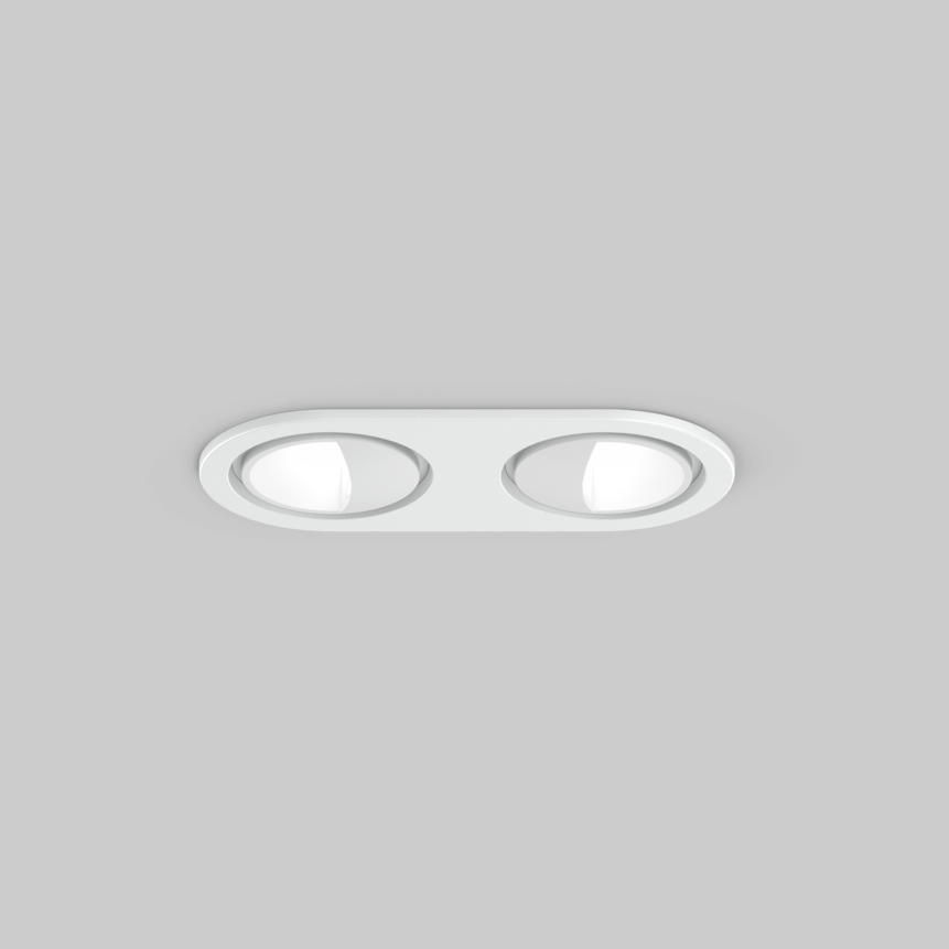 SASSO 40 round wallwasher trim 2 lamps