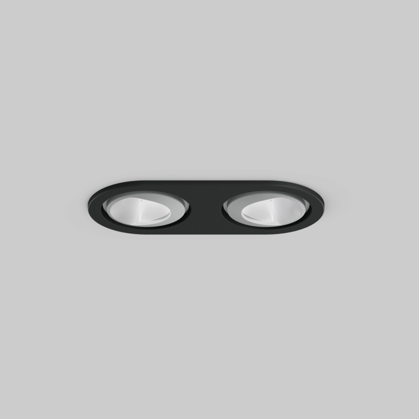 SASSO 40 round wallwasher/floor trim 2 lamps