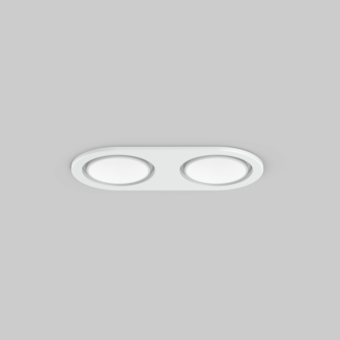 SASSO 40 round downlight trim 2 lamps